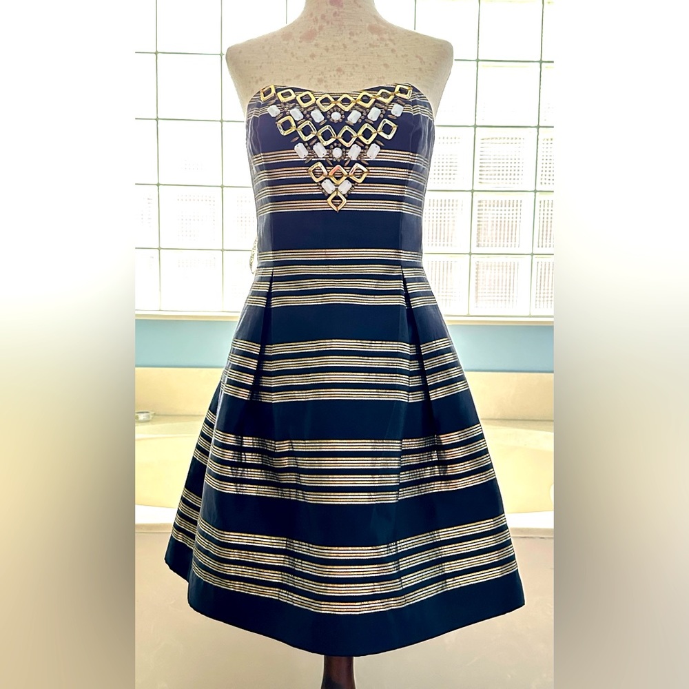 4 - Lilly Pulitzer Strapless Dress